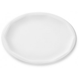 NATURE Star Assiette en canne sucre Etoile, rond, blanc