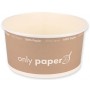 NATURE Star Bol salade Only Paper, rond, 1,3 litre, marron