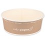 NATURE Star Bol salade Only Paper, rond, 1,3 litre, marron