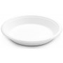 NATURE Star Assiette en canne sucre Bordofino, rond, blanc