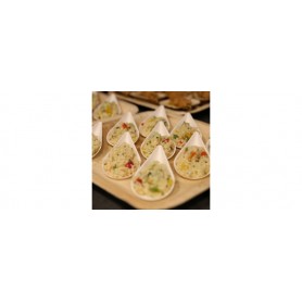 NATURE Star Cuiller pour amuse-gueule Drop, 55x110 mm, blanc