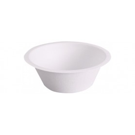 NATURE Star Coupelle en canne sucre, rond, 500 ml, blanc