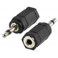 Valueline adapter plug 3.5mm mono plug to 3.5mm stereo socket