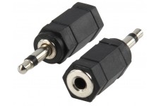 Valueline adapter plug 3.5mm mono plug to 3.5mm stereo socket