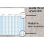 RNK Verlag Urlaubsplaner 2025, (B)1.000 x (H)297 mm, gefalzt