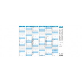 RNK Verlag Tafelkalender 2025, DIN A5 quer, 250 g/qm Karton