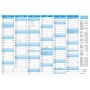 RNK Verlag Tafelkalender 2025, DIN B4 quer, 250 g/qm Karton