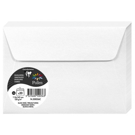 Pollen by Clairefontaine Enveloppes C6, or