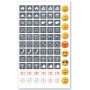 sigel Calendrier de table Conceptum, 2025, paysage, noir