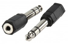 Valueline adapter plug 6.35mm plug to 3.5mm stereo socket 