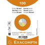 EXACOMPTA Fiches bristol, A6, uni, assorti