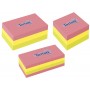 Tartan Bloc-notes repositionnable, 76 x 76 mm, assorti fluo