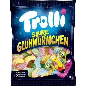 Trolli Bonbon glifi aux fruits VERS LUISANTS, 150 g