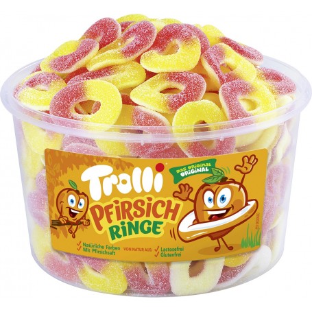 Trolli Bonbon glifi RONDELLES DE PECHE, bote de 150