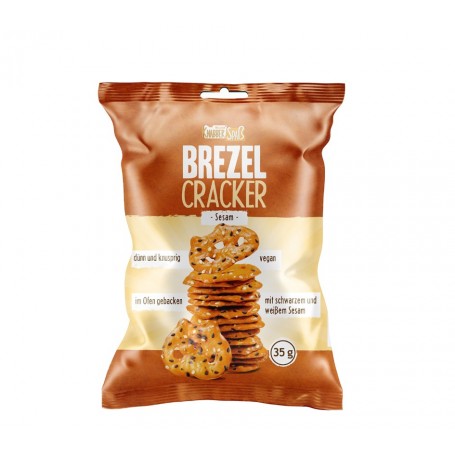 HELLMA Cracker bretzel, ssame, en sachet individuel de 35 g