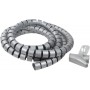 LogiLink Attache-cbles, 1,5 m, diamtre: 25 mm, gris
