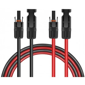 LogiLink Set de rallonges pour panneau solaire, 7,5 m