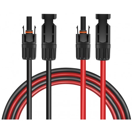 LogiLink Set de rallonges pour panneau solaire, 7,5 m