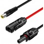 LogiLink Cble pour panneau solaire, 1,8 m, noir/rouge