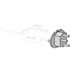 apranet adaptateur de voyage Suisse, plastique, noir