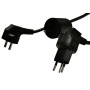 apranet adaptateur de voyage Suisse, plastique, noir