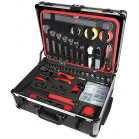 BRDER MANNESMANN Bote outils, 211 pices, en valise alu