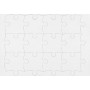 HEYDA Puzzle vierge, 48 pices, 210 x 297 mm, blanc