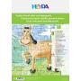 HEYDA Puzzle vierge, 48 pices, 210 x 297 mm, blanc