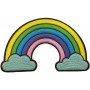 ROTH Bgelbild fr DIY-Stoffschultte, Regenbogen