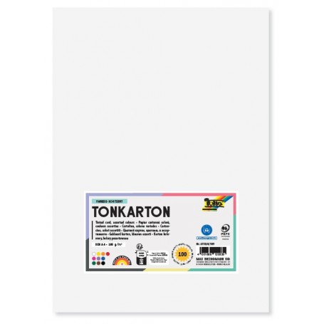 folia Carton de couleur, A4, 180 g/m2, 10 couleurs