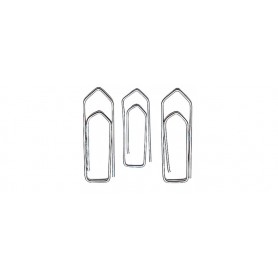 WEDO Trombones, zingu brillant, 32 mm, petit paquet