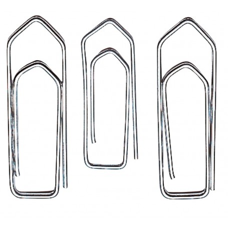WEDO Trombones, zingu brillant, 32 mm, petit paquet