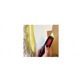 WEDO Cutter de scurit Double Side, noir/rouge