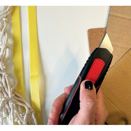 WEDO Cutter de scurit Double Side, noir/rouge