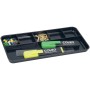 WESTCOTT Plumier, en plastique, 6 compartiments, noir