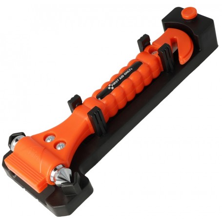FIRST AID ONLY Marrteau de secours 2 en 1, orange