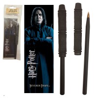 NOBLE COLLECTION - Harry Potter set stylo à bille et marque-page Snape