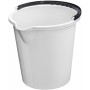 plast team Seau \"VANCOUVER\", rond, 10 litres, noir
