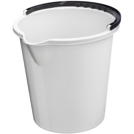 plast team Seau \"VANCOUVER\", rond, 10 litres, noir