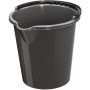 plast team Seau \"VANCOUVER\", rond, 10 litres, anthracite