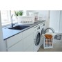 plast team Corbeille linge SPRINGFIELD, 30 litres, noir