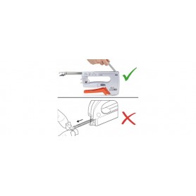 TACWISE Agrafeuse/cloueuse Z4-140 (4 en 1), argent/orange