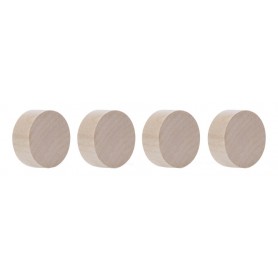 magnetoplan Aimant nodyme Wood Series Circle, noyer