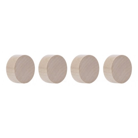 magnetoplan Aimant nodyme Wood Series Circle, noyer