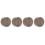 magnetoplan Aimant nodyme Wood Series Circle, noyer