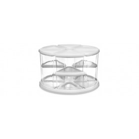 deflecto Organiseur mange, transparent / blanc