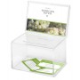 deflecto Urne promotionnelle, en acrylique, transparent