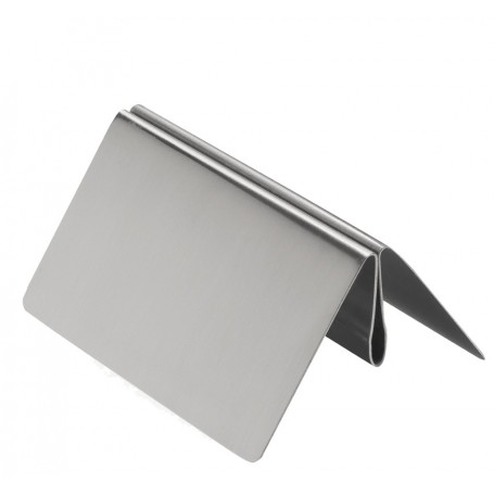 deflecto Prsentoir de table, acier inoxydable