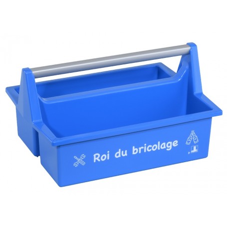 allit Caisse de transport McPlus Carry \"Roi bricolage\", bleu