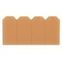 rillprint tiquette suspendre, 40 x 80 mm, marron kraft